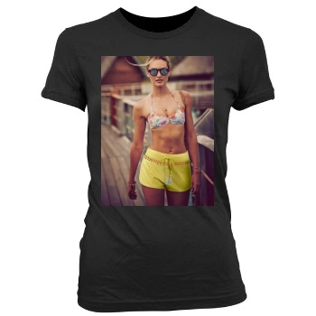 Candice Swanepoel Women's Junior Cut Crewneck T-Shirt