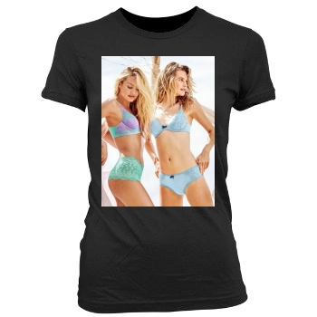 Candice Swanepoel Women's Junior Cut Crewneck T-Shirt