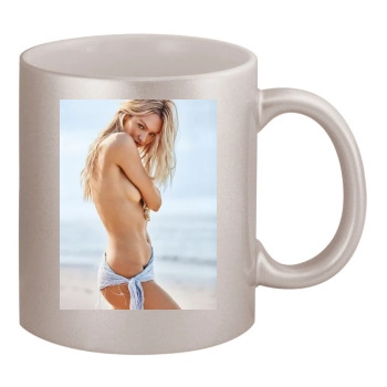 Candice Swanepoel 11oz Metallic Silver Mug