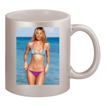 Candice Swanepoel 11oz Metallic Silver Mug