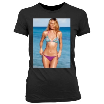 Candice Swanepoel Women's Junior Cut Crewneck T-Shirt