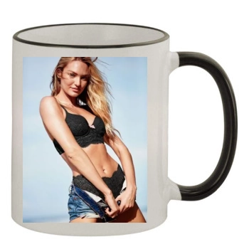 Candice Swanepoel 11oz Colored Rim & Handle Mug