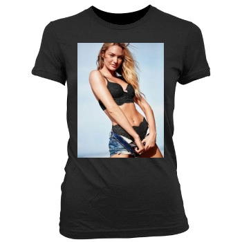 Candice Swanepoel Women's Junior Cut Crewneck T-Shirt