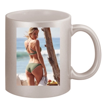 Candice Swanepoel 11oz Metallic Silver Mug