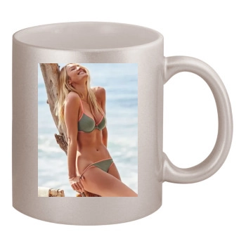 Candice Swanepoel 11oz Metallic Silver Mug