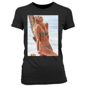 Candice Swanepoel Women's Junior Cut Crewneck T-Shirt