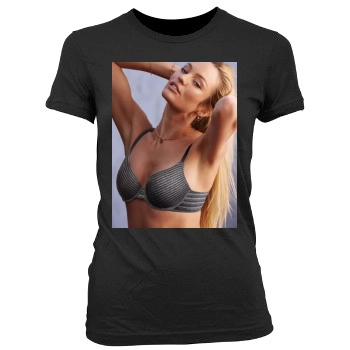 Candice Swanepoel Women's Junior Cut Crewneck T-Shirt