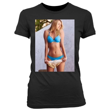 Candice Swanepoel Women's Junior Cut Crewneck T-Shirt