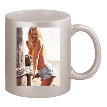 Candice Swanepoel 11oz Metallic Silver Mug