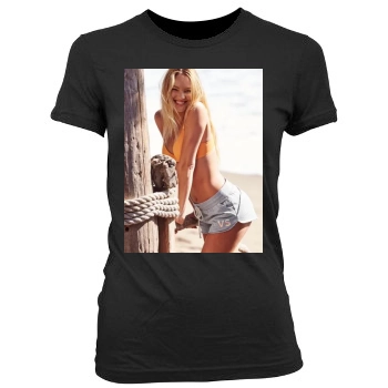 Candice Swanepoel Women's Junior Cut Crewneck T-Shirt