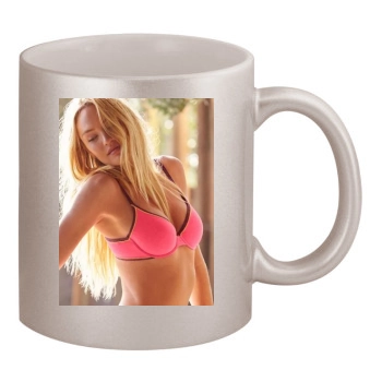 Candice Swanepoel 11oz Metallic Silver Mug