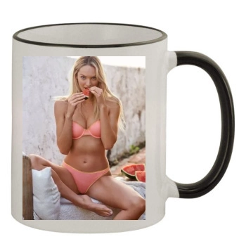 Candice Swanepoel 11oz Colored Rim & Handle Mug