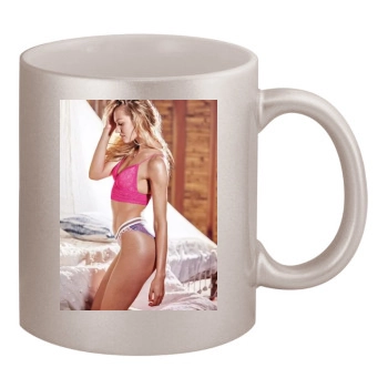 Candice Swanepoel 11oz Metallic Silver Mug