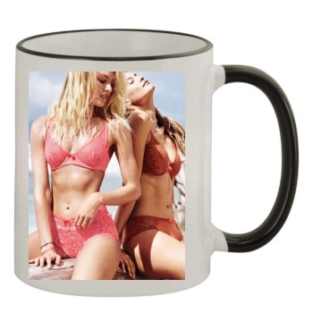 Candice Swanepoel 11oz Colored Rim & Handle Mug