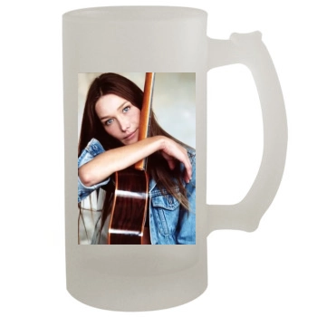 Carla Bruni 16oz Frosted Beer Stein