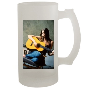 Carla Bruni 16oz Frosted Beer Stein