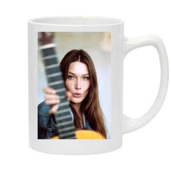 Carla Bruni 14oz White Statesman Mug