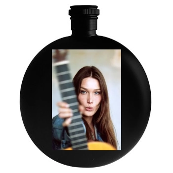 Carla Bruni Round Flask