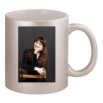 Carla Bruni 11oz Metallic Silver Mug