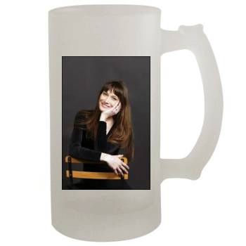 Carla Bruni 16oz Frosted Beer Stein