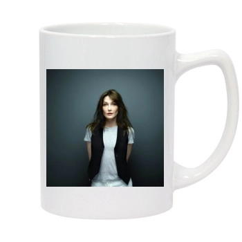 Carla Bruni 14oz White Statesman Mug