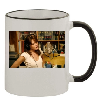 Carla Bruni 11oz Colored Rim & Handle Mug