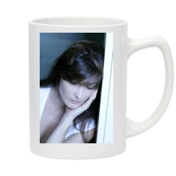 Carla Bruni 14oz White Statesman Mug