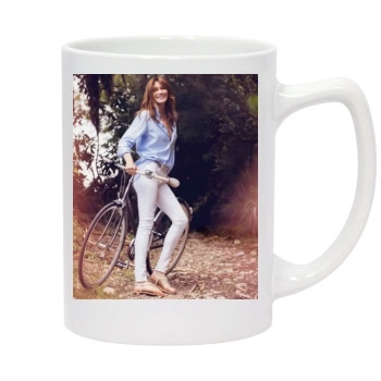 Carla Bruni 14oz White Statesman Mug