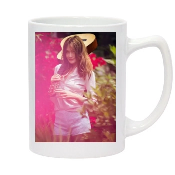 Carla Bruni 14oz White Statesman Mug