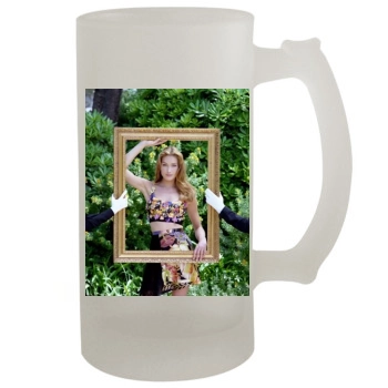 Carla Bruni 16oz Frosted Beer Stein