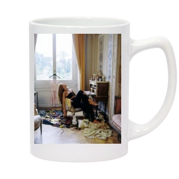 Carla Bruni 14oz White Statesman Mug