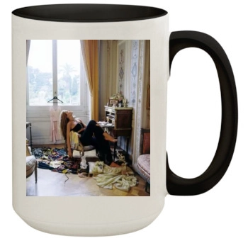 Carla Bruni 15oz Colored Inner & Handle Mug