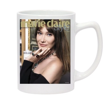 Carla Bruni 14oz White Statesman Mug