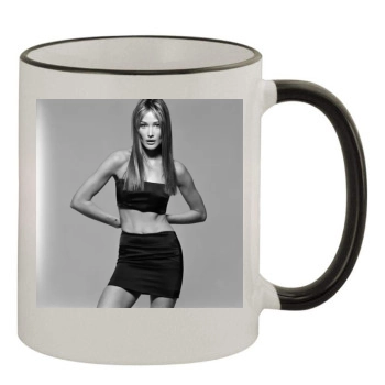 Carla Bruni 11oz Colored Rim & Handle Mug