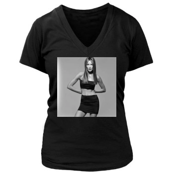 Carla Bruni Women's Deep V-Neck TShirt