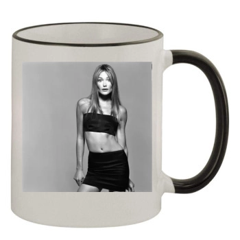 Carla Bruni 11oz Colored Rim & Handle Mug