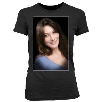 Carla Bruni Women's Junior Cut Crewneck T-Shirt