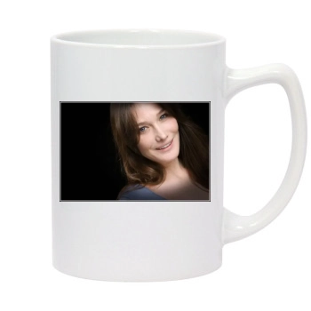 Carla Bruni 14oz White Statesman Mug