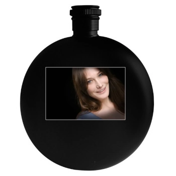 Carla Bruni Round Flask