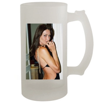 Carla Bruni 16oz Frosted Beer Stein