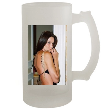 Carla Bruni 16oz Frosted Beer Stein