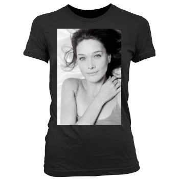 Carla Bruni Women's Junior Cut Crewneck T-Shirt