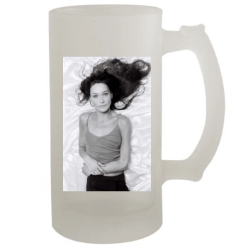 Carla Bruni 16oz Frosted Beer Stein