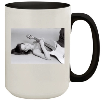 Carla Bruni 15oz Colored Inner & Handle Mug