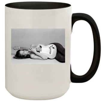 Carla Bruni 15oz Colored Inner & Handle Mug