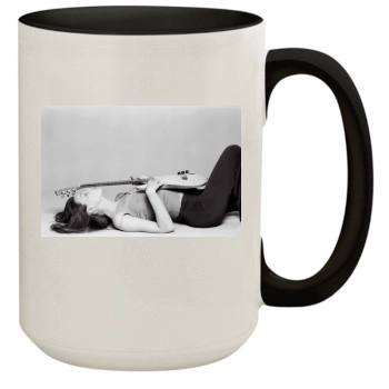 Carla Bruni 15oz Colored Inner & Handle Mug