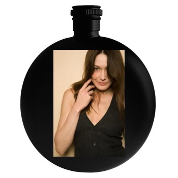 Carla Bruni Round Flask