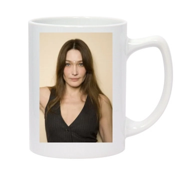 Carla Bruni 14oz White Statesman Mug