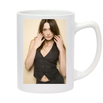 Carla Bruni 14oz White Statesman Mug