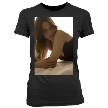 Carla Bruni Women's Junior Cut Crewneck T-Shirt